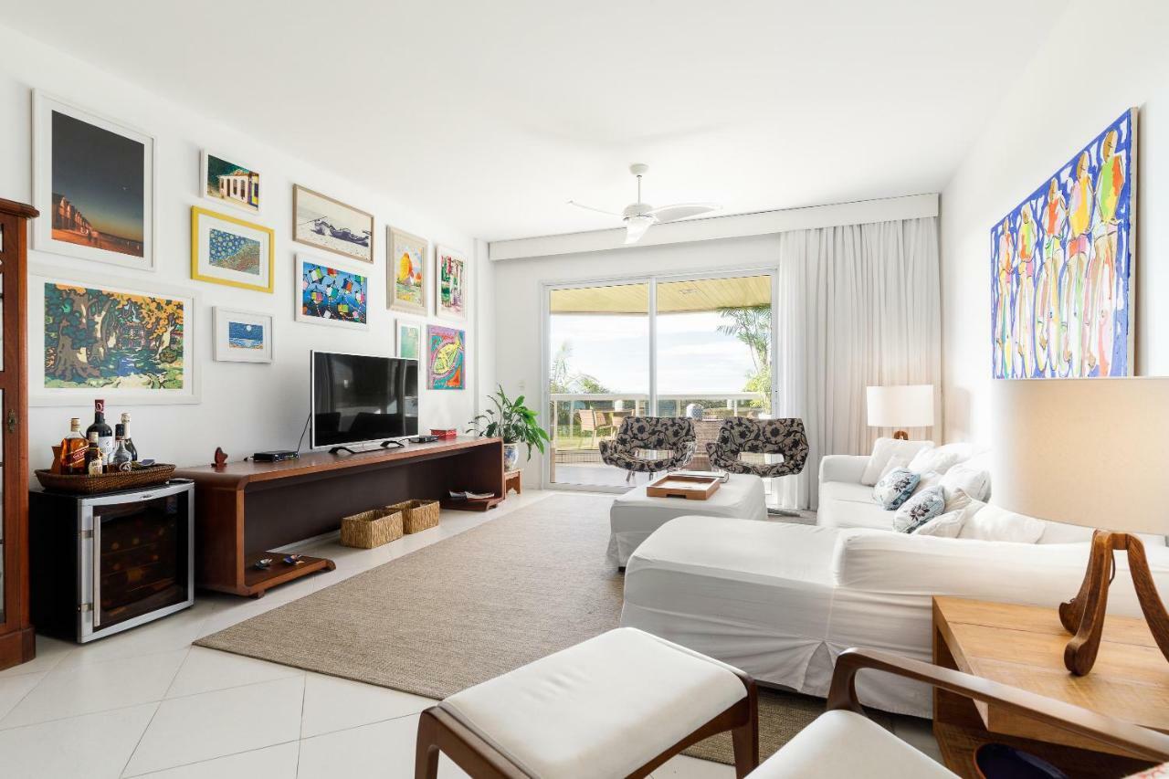 Apartamento com 4 suítes pé na areia Florianopolis Exterior foto