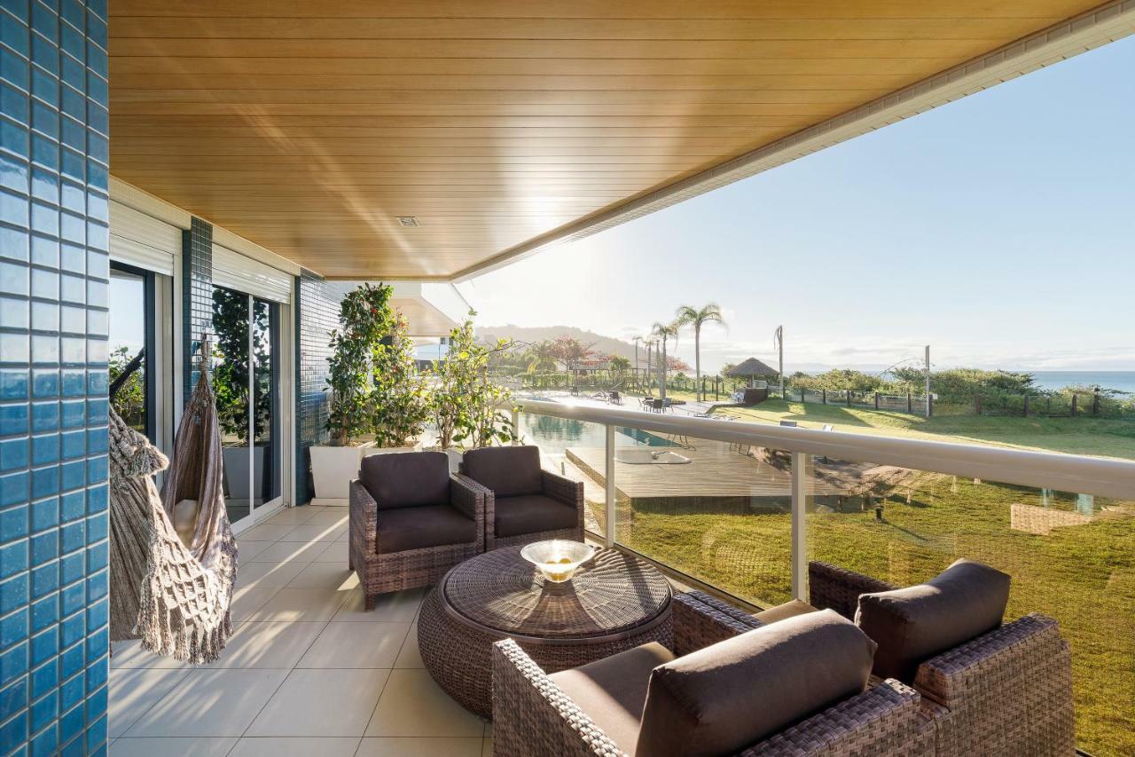 Apartamento com 4 suítes pé na areia Florianopolis Exterior foto