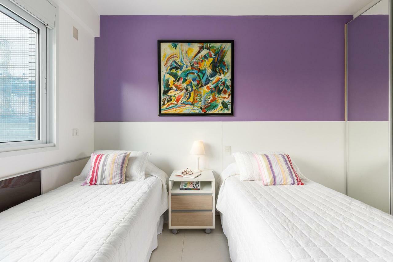 Apartamento com 4 suítes pé na areia Florianopolis Exterior foto