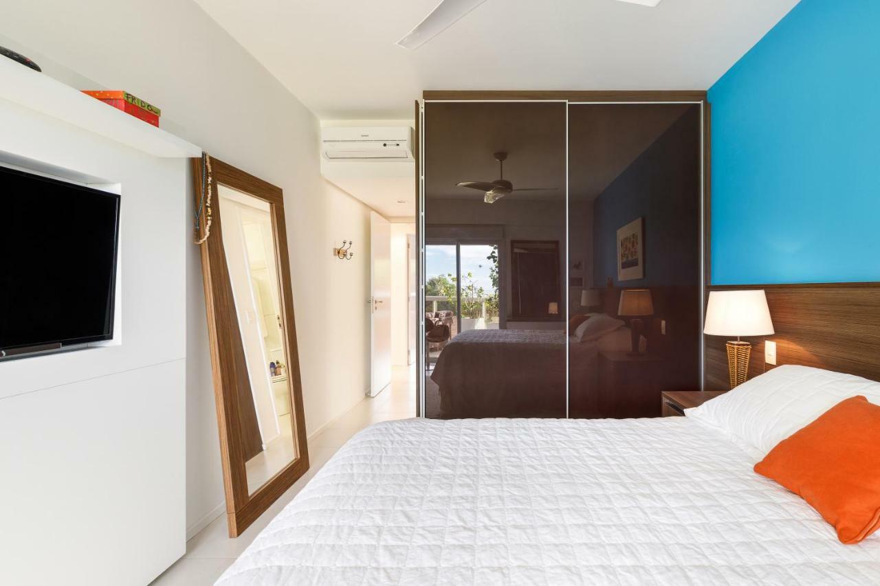 Apartamento com 4 suítes pé na areia Florianopolis Exterior foto